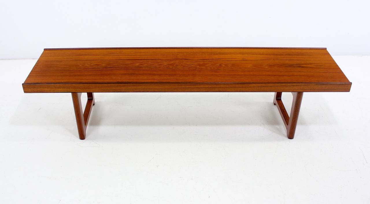 Danish Modern Teak "Bruksbo" Bench or Coffee Table Designed by Torbjørn Afdal