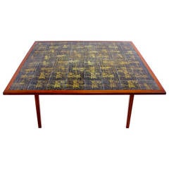 Extraordinary Danish  Modern Table Designed by Ludvig Pontoppidan