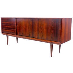 Danish Modern Rosewood Credenza Designed by Omann Jun