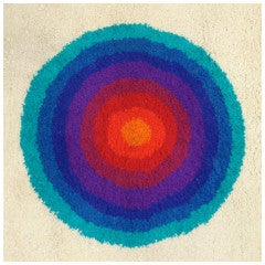 Spectrum Wool Rug by Verner Panton