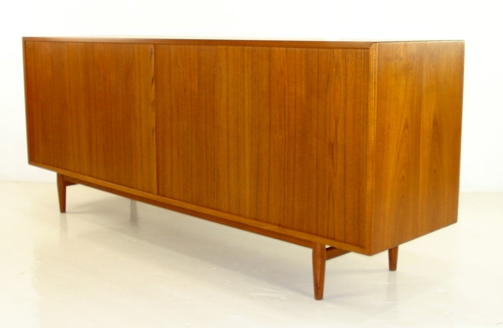 Impressive Danish Modern Dresser Designed by Arne Vodder For Sale at