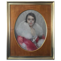 Lucien-Victor Guirand de Scevola Pastel Painting