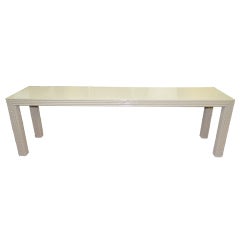 Hollywood Regency Faux Bamboo Console