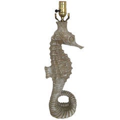 Vintage Seahorse Lamp
