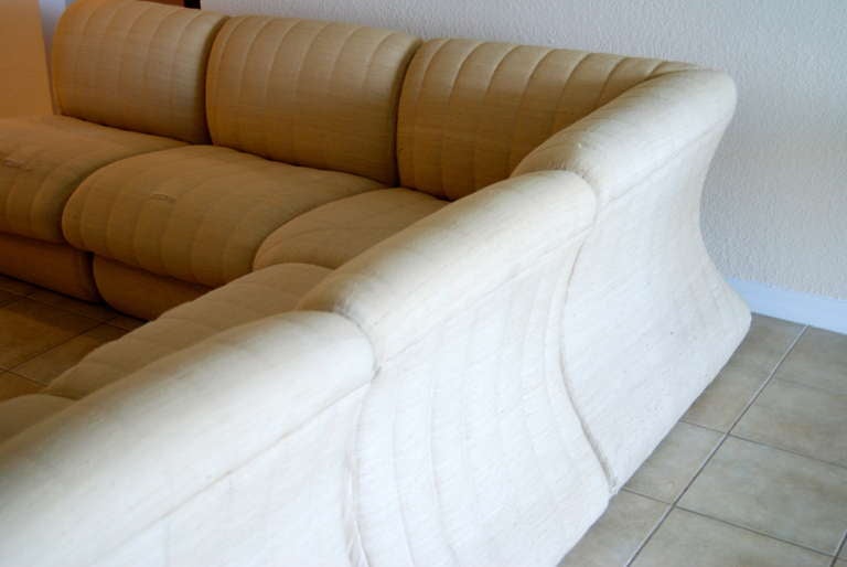 20th Century Great 7 Piece Pierre Cardin Sectional Sofa