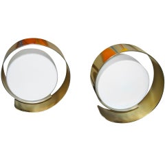 Vintage Pierre Cardin Coil  Lamps