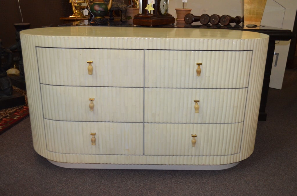 Tessellated Bone Chest Of Drawers