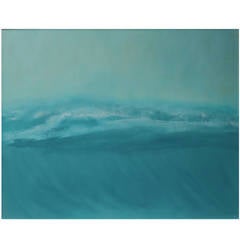 "Turquoise Wave I" Painting by Michele D’Ermo