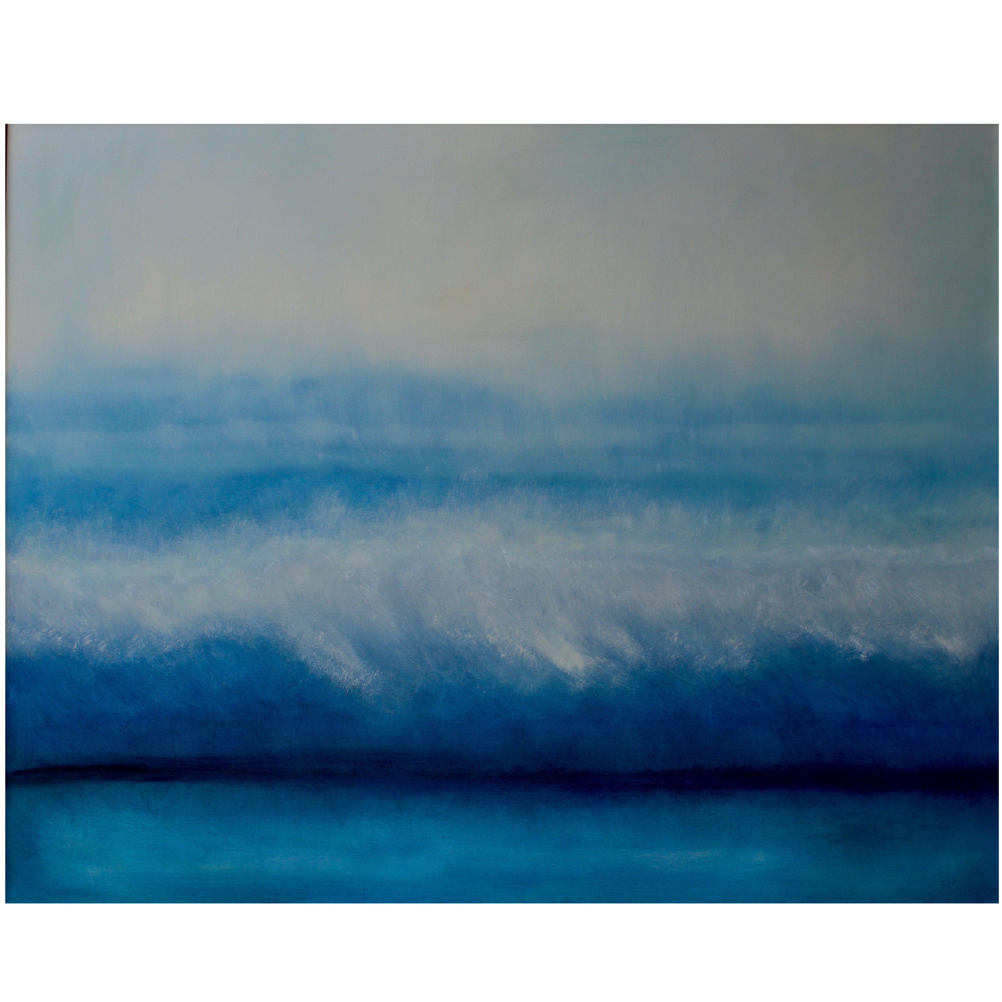 Big Blue Wave Painting