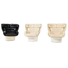 Elda Lounge Chairs by Joe Colombo, Comfort Italy 5