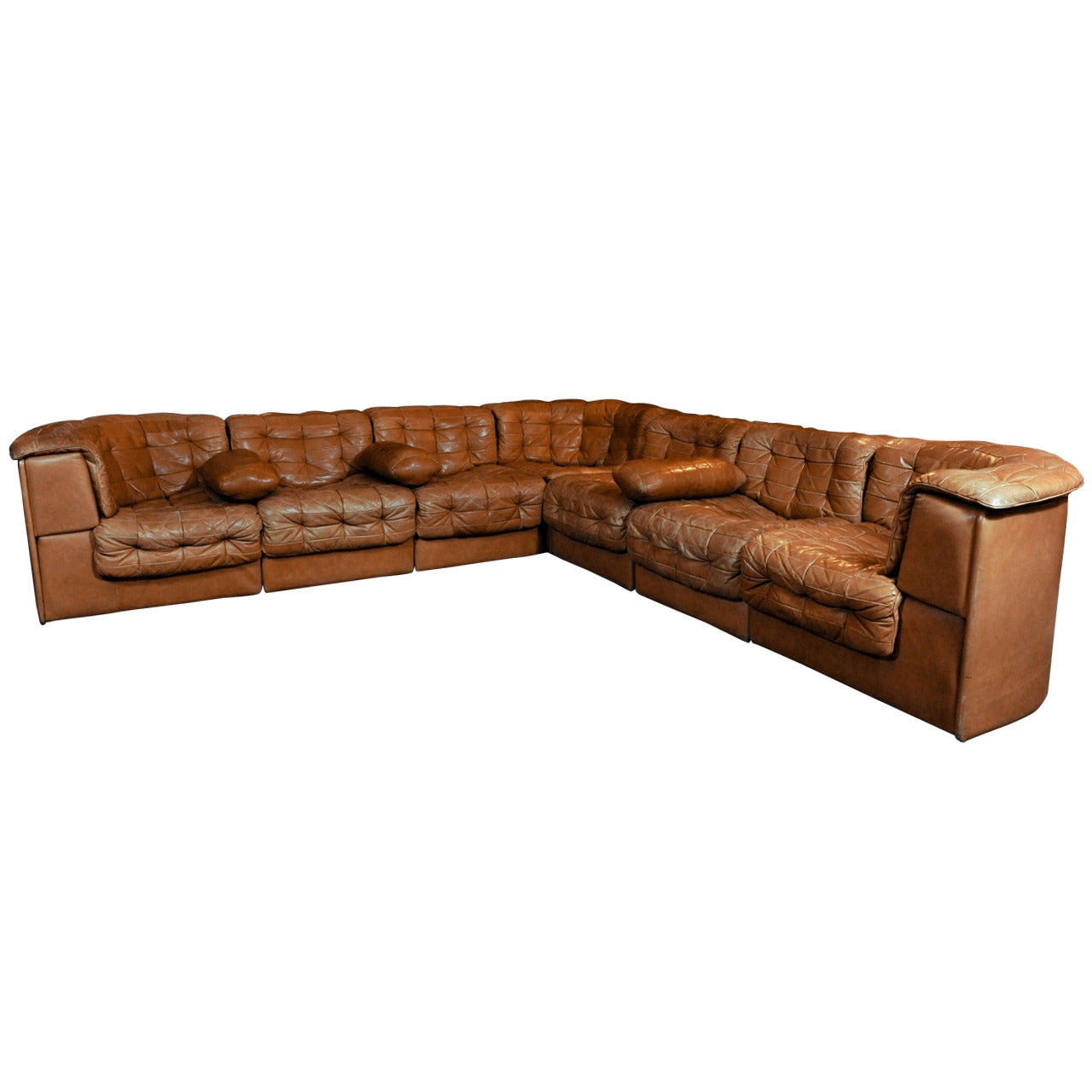 Großes De Sede ds-11 Modulares Patchwork-Sofa