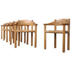 Set of Six Dining Chairs by Rainer Daumiller, Denmark, 1970
