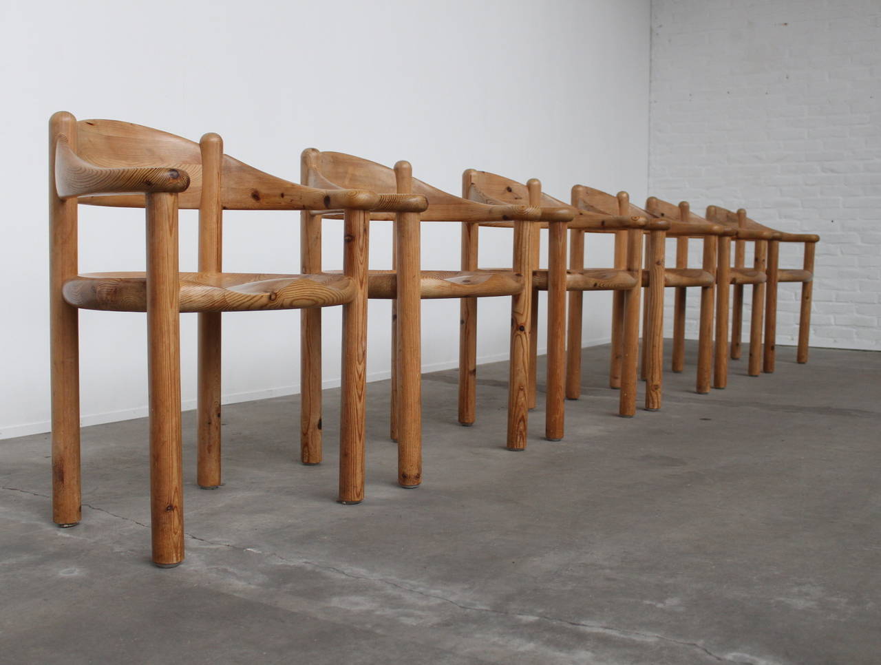 Mid-Century Modern Set of Six Dining Chairs by Rainer Daumiller, Denmark, 1970