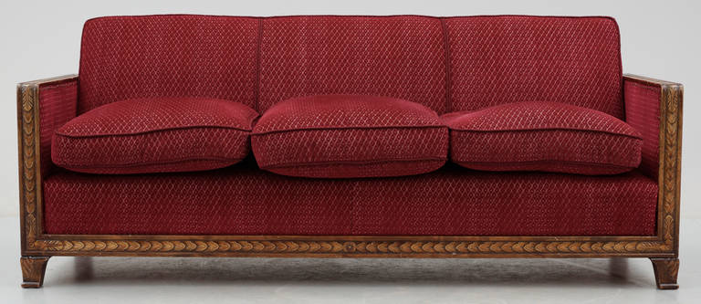 Swedish Rare art deco sofa about 1920m Sweden