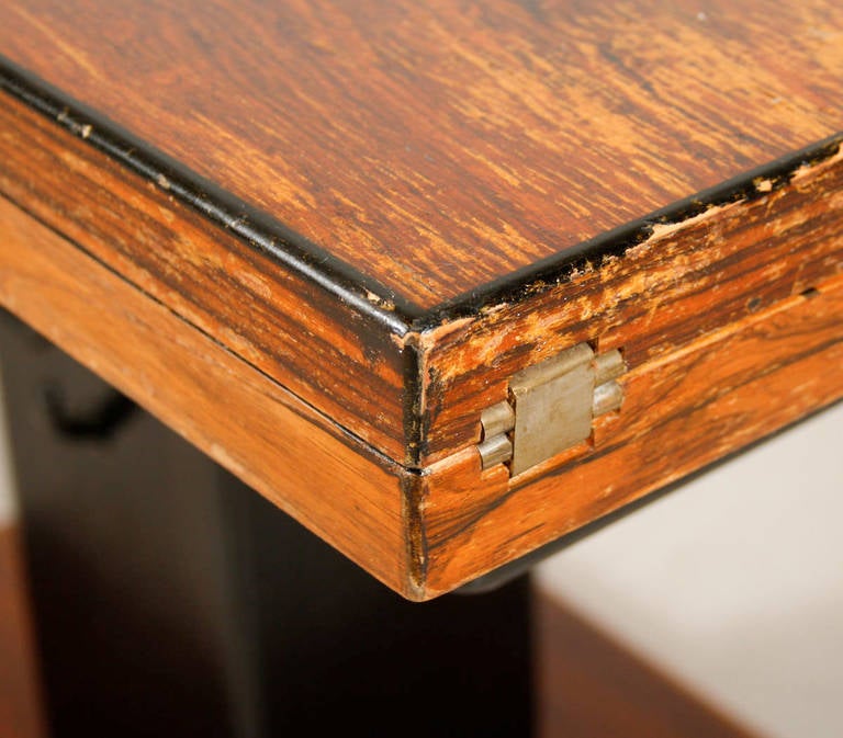 Rare swedish adjustable Otto Wretling table, 
