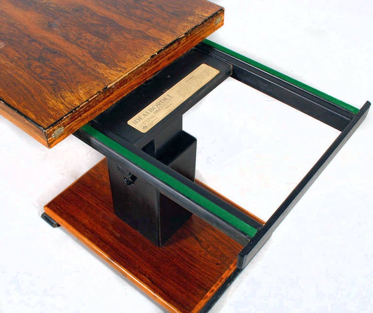 Rare swedish adjustable Otto Wretling table, 