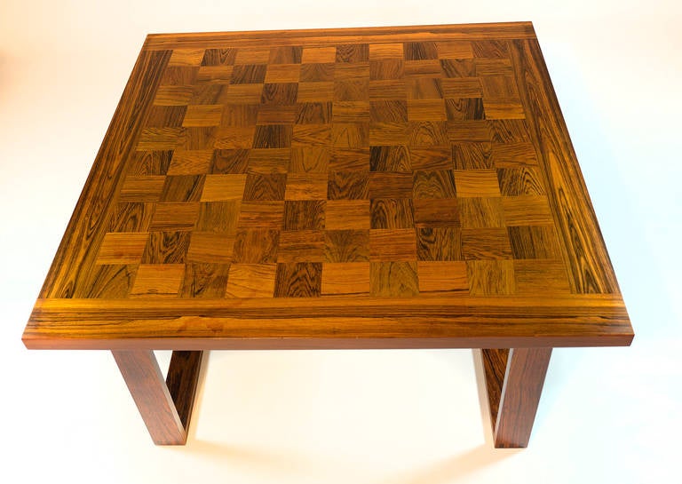 Mid-Century Modern Rare Poul Cadovius Chess Table