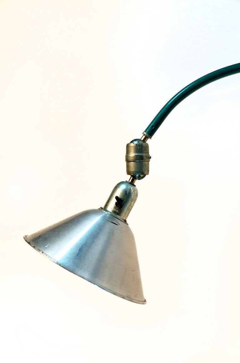 Rare industrial triplex wall lamp. Johan Petter Johansson. For Sale 3