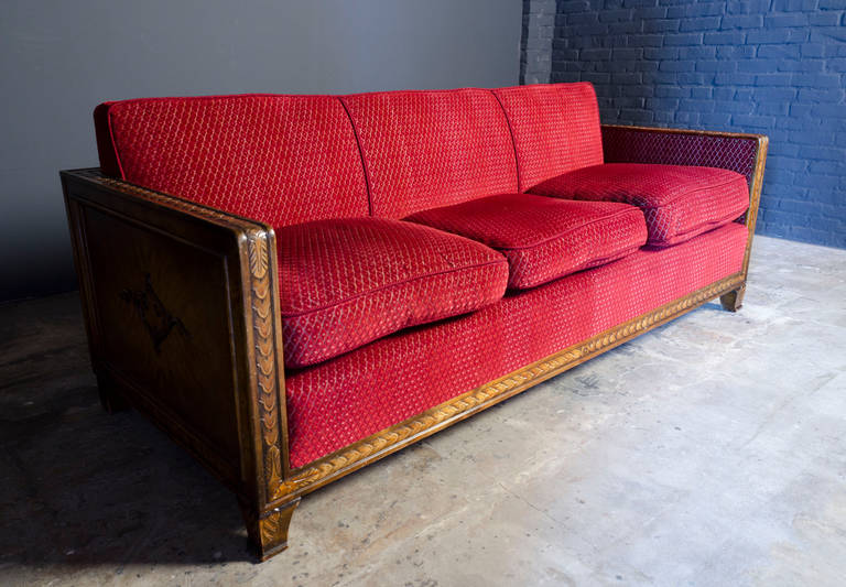 Rare art deco sofa about 1920m Sweden 4