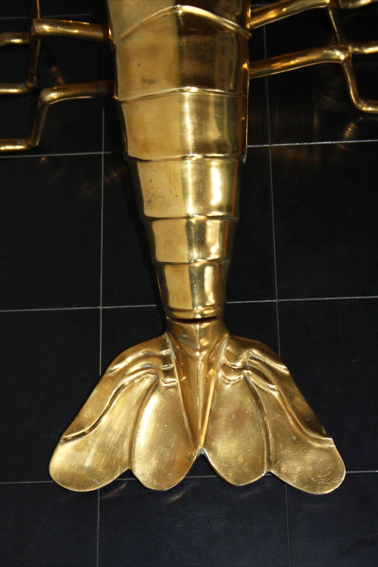 Cool & decorative big and massive lobster made of brass 3