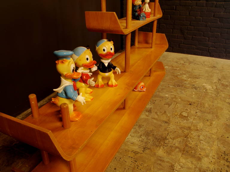Willem Lutjens Plywood Bookcase for Gouda Den Boer, 1953 6