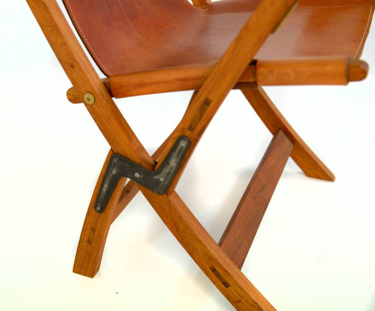 20th Century Prototype Jens Quistgaard SAX Folding Chair For Sale