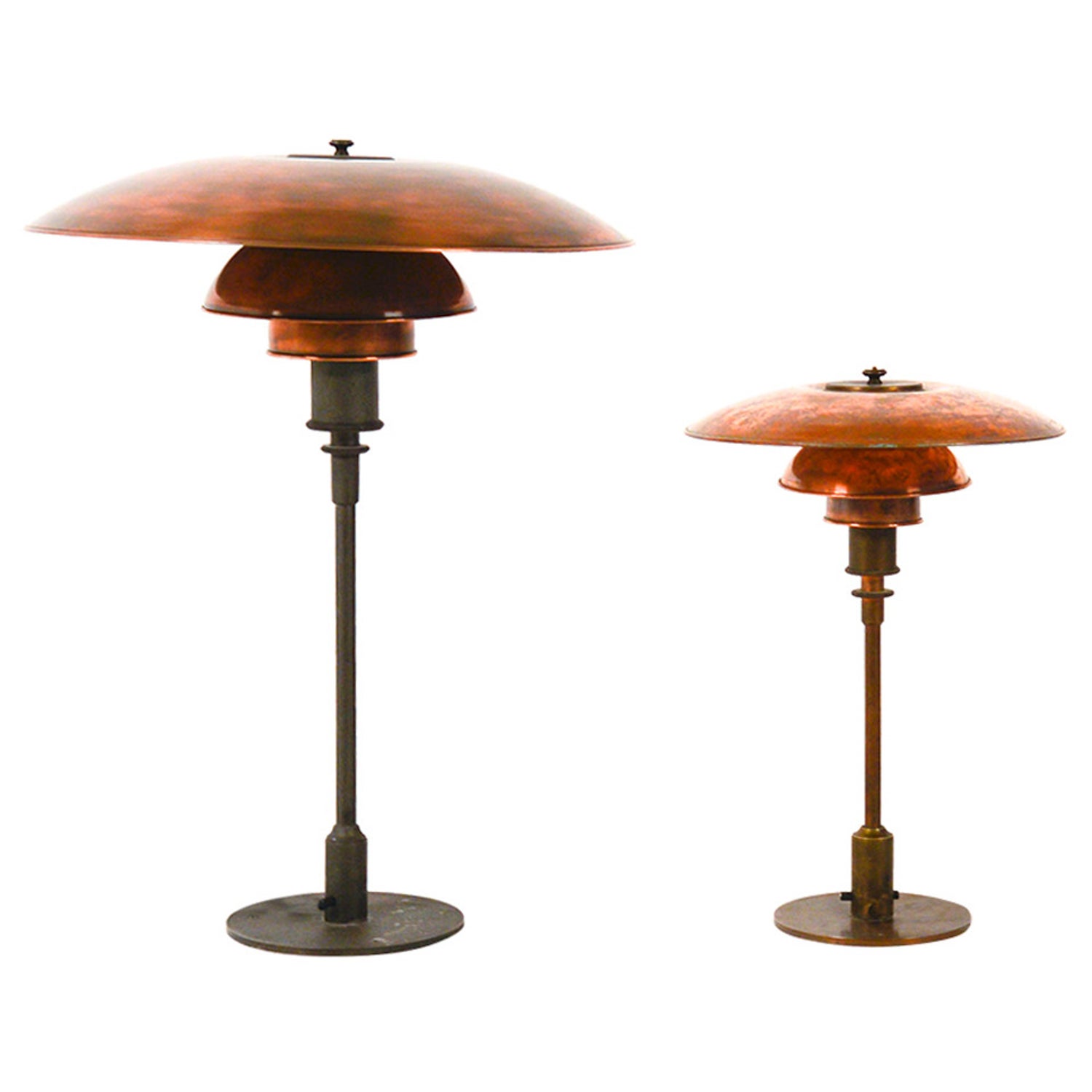 Extremely rare big PH 4.5/3 lamp Poul Henningsen , Louis Poulsen, PATT  APPL. For Sale at 1stDibs