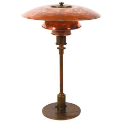Rare copper PH3/2 by Poul Henningsen for Louis Poulsen, 1929, Patented.
