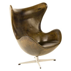 Rare First Edition Egg Chair, Arne Jacobsen, Fritz Hansen, 1958