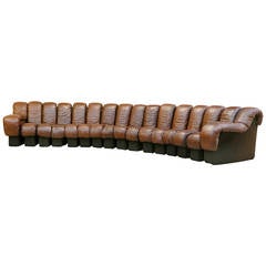 Beautiful ds600 De Sede modular sofa, great patina.