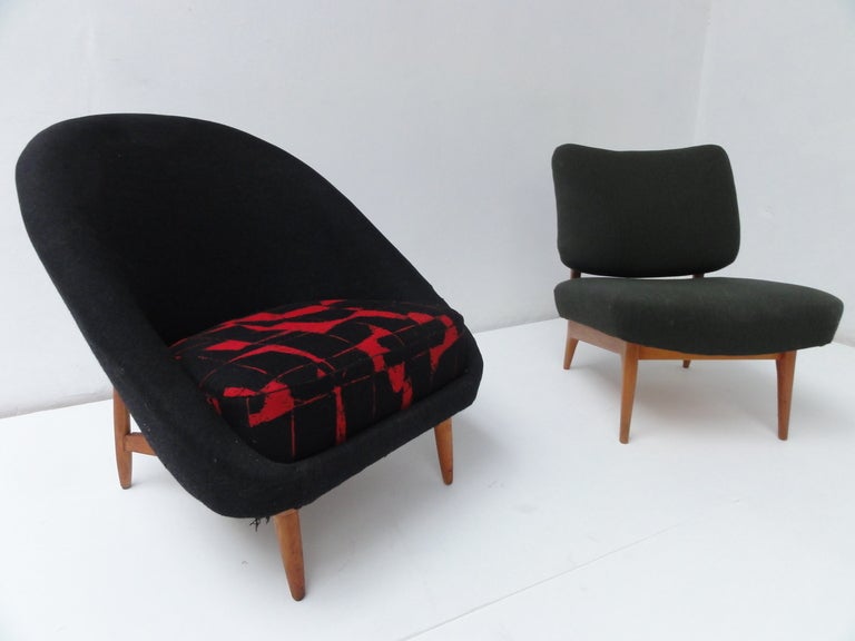 2 Early lounge chairs by Theo Ruth for Artifort