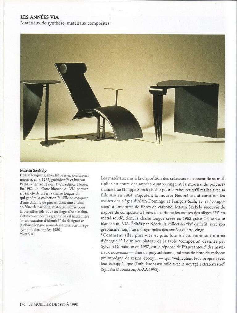 Important "PI" gueridon by Martin Szekely, Galerie Neotu, Paris1983