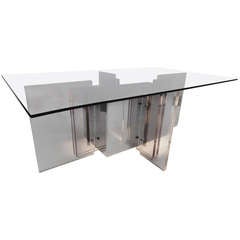 Illuminated Sculptural Table By Ph Jean For Galerie Eric And Xiane Germain Paris 4