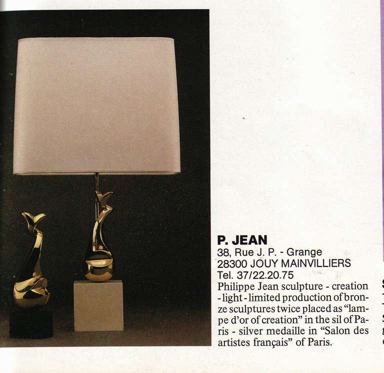 Mesa escultórica iluminada de Ph Jean para Galerie Eric y Xiane Germain París en venta 3