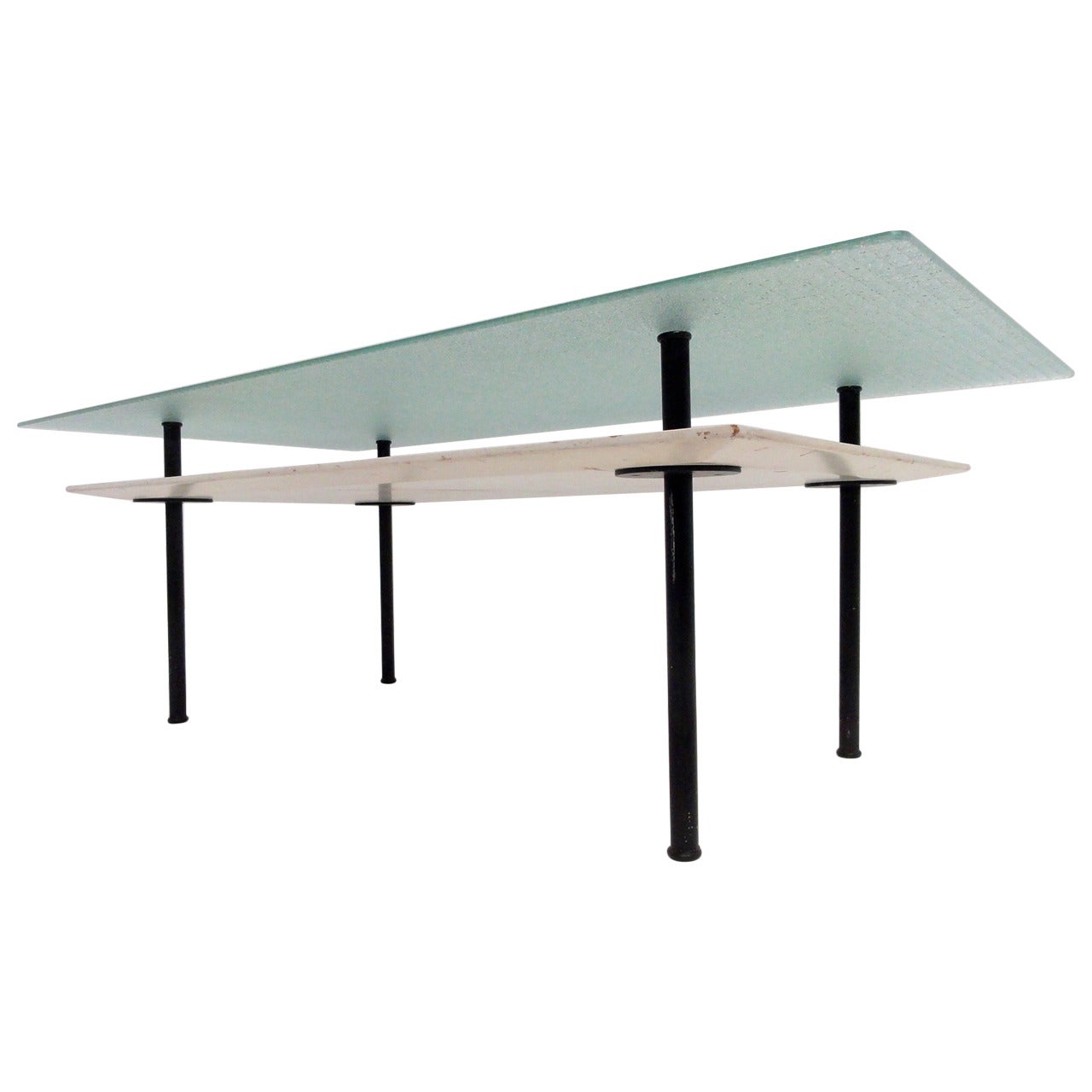 Dutch Minimalist Coffee Table by Gebroeders De Wit, Schiedam, 1950s For Sale