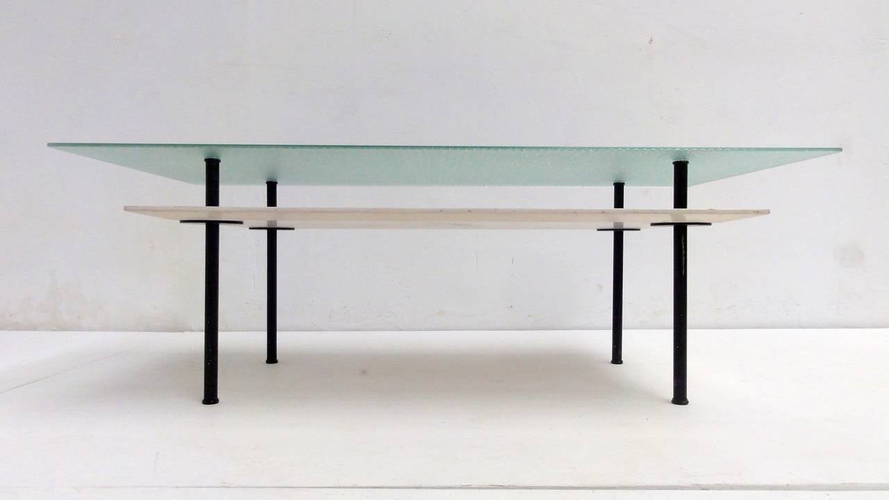 Mid-20th Century Dutch Minimalist Coffee Table by Gebroeders De Wit, Schiedam, 1950s For Sale