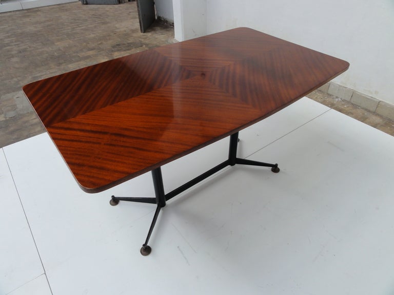 Italian Superb Tulipwood writing table/desk by Ignazio Gardella , 1950