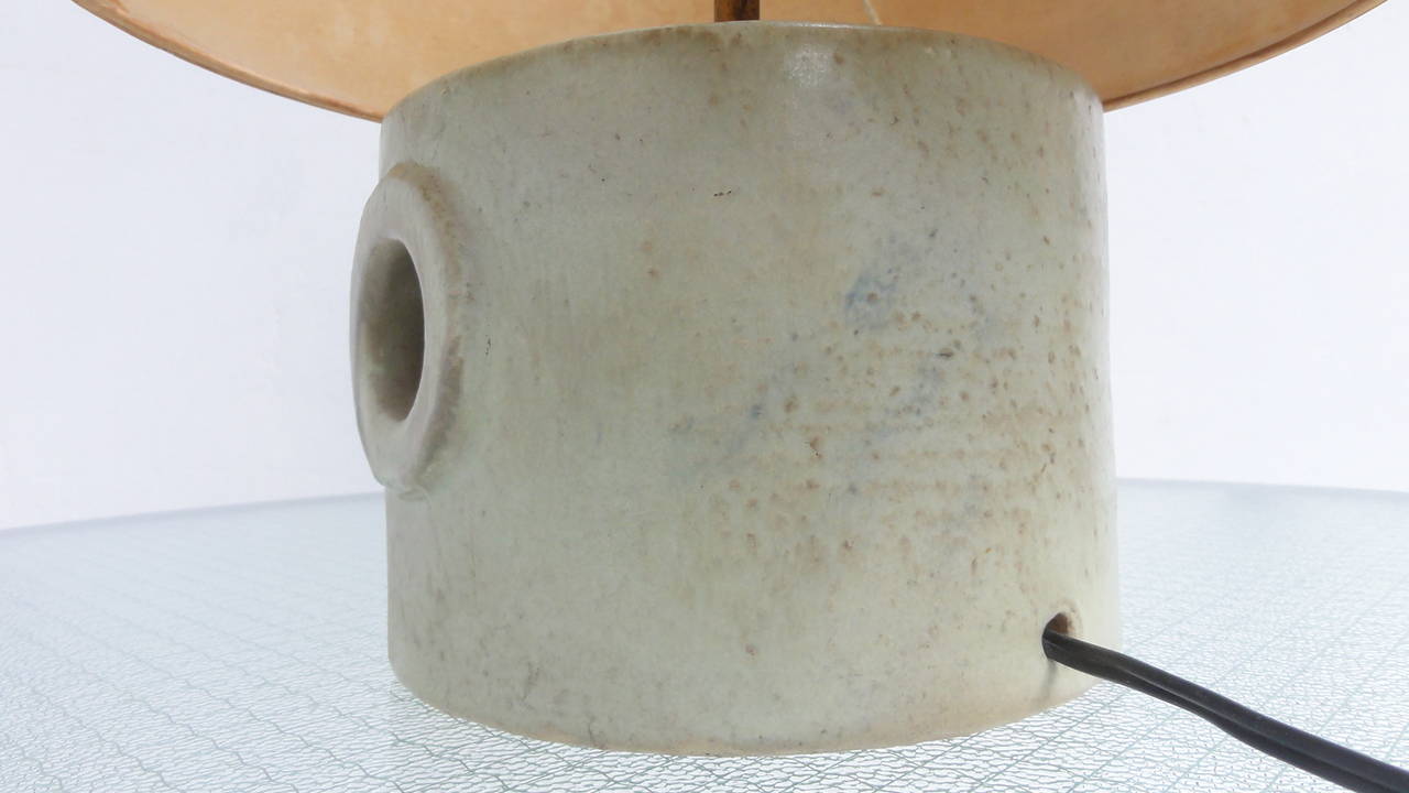 Rare lampe de table en céramique néerlandaise Piet Knepper pour Mobach, C. 1965