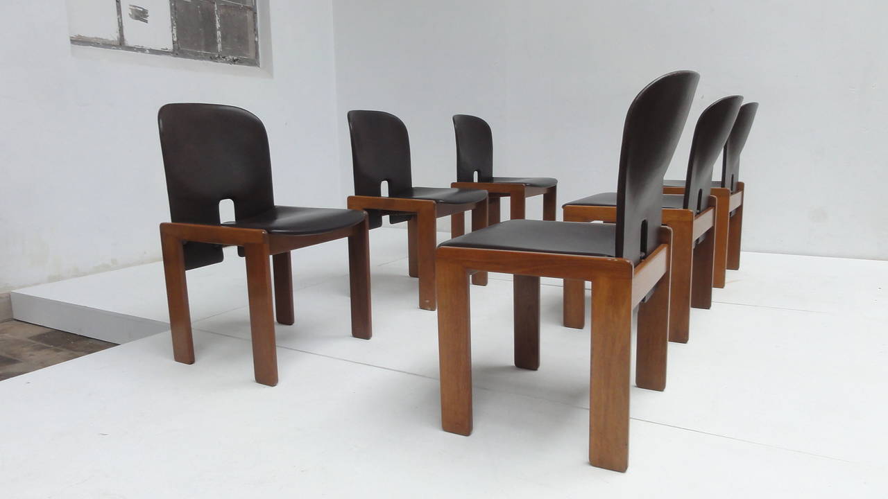 12 Beautiful '121' Dining Chairs by Tobia & Afra Scarpa for Cassina, Italy, 1965 1