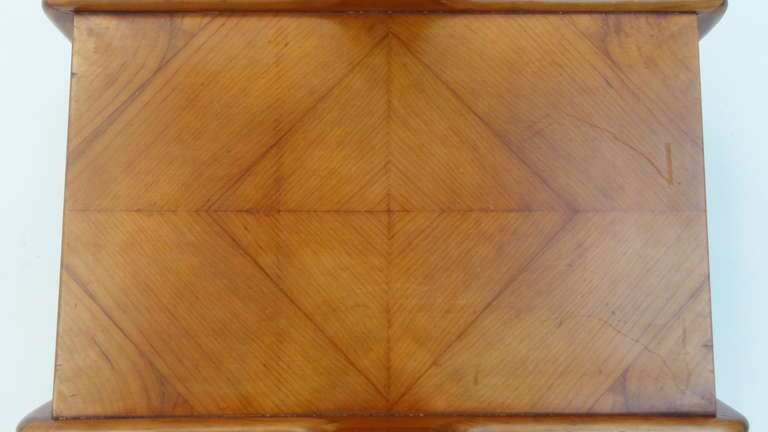 Italian Domus Nova 2 Trier Coffee Table Attributed to Gio Ponti