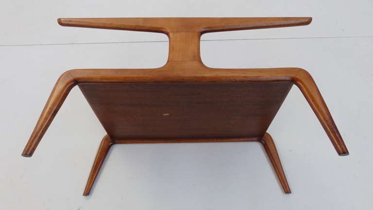 Mid-20th Century Domus Nova 2 Trier Coffee Table Attributed to Gio Ponti