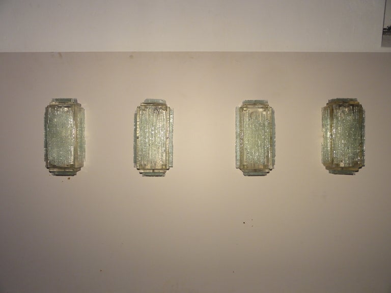 Brutalist Form Crystal Appliques Designed By Poliarte, Verona For Hotel 2