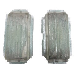 Brutalist Form Crystal Appliques Designed By Poliarte, Verona For Hotel 11