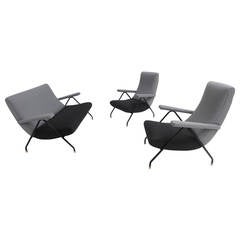 Sophisticated Lounge Set Attributed to Magnaghi 
Terzaghi, Italy circa 1950