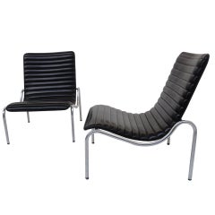 Stunning Pair Kho Liang Ie Model 703 Lounge Chairs For Stabin, Netherlands 1968