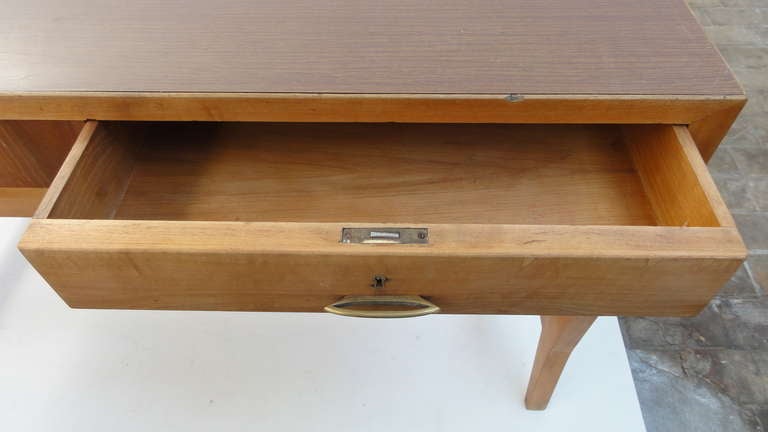 Gio Ponti desk  for the University of Padova, manufactured by Schirolli, 1955 1