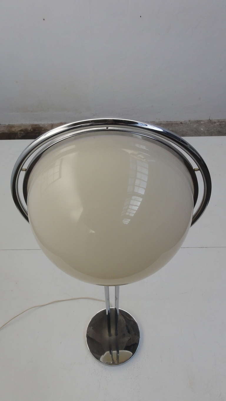 Français Lampadaire élégant des artistes Garrault & Delord, Chabrieres, France 1971, publié