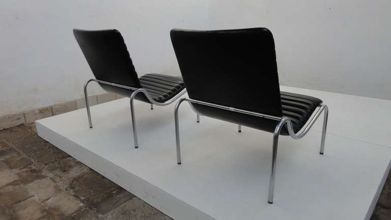 Stunning Pair Kho Liang Ie Model 703 Lounge Chairs For Stabin, Netherlands 1968 In Good Condition In bergen op zoom, NL