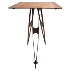 Very rare tripod nautical table Ahrend 1930's The Netherlands 7