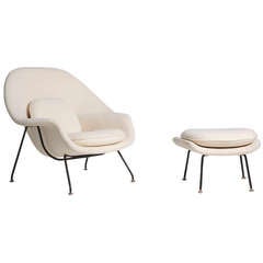 1950er Jahre Eero Saarinen ''Womb Chair'' Knoll International USA Ausgabe